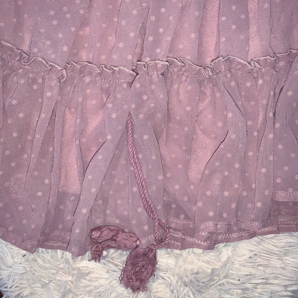 mauve layered skirt - Picture 4 of 4